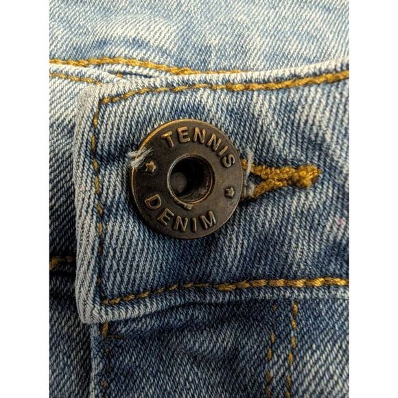 Tennis Demin Vintage Slim Blue Jeans Youth Boy Size 16 - Picture 5 of 7